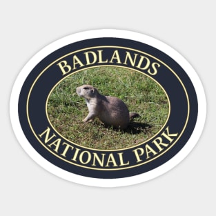 Prairie Dog at Badlands National Park in South Dakota Sticker